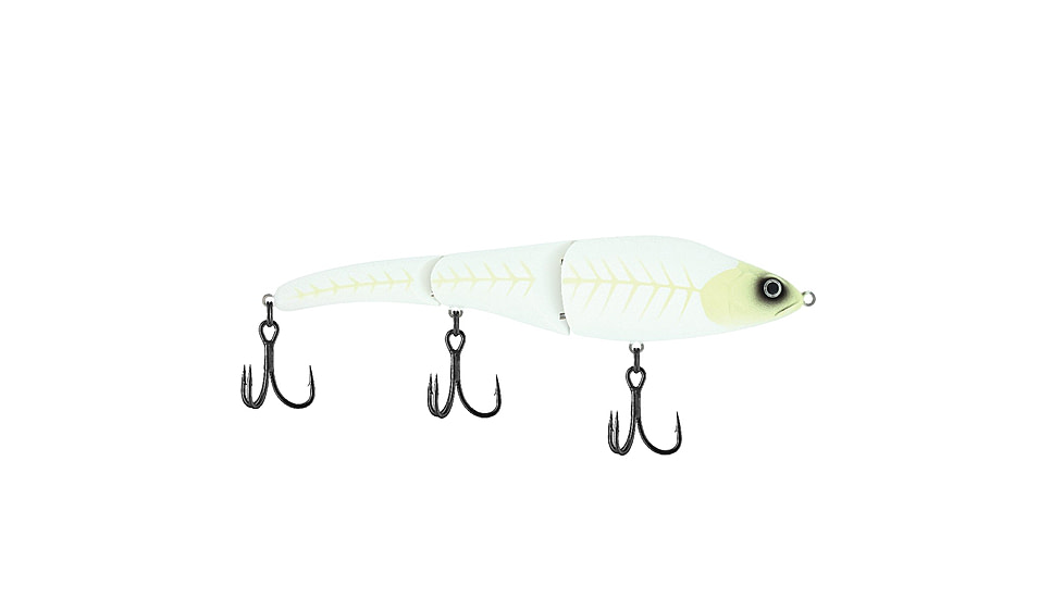 Berkley Magic Swimmer Saltwater Hard Bait, Ghostescent, 228, 1547978