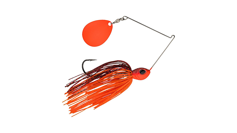 Berkley Power Blade Standard Colorado Spinnerbait, 3/4oz, Fire Craw/Orange, 1570469