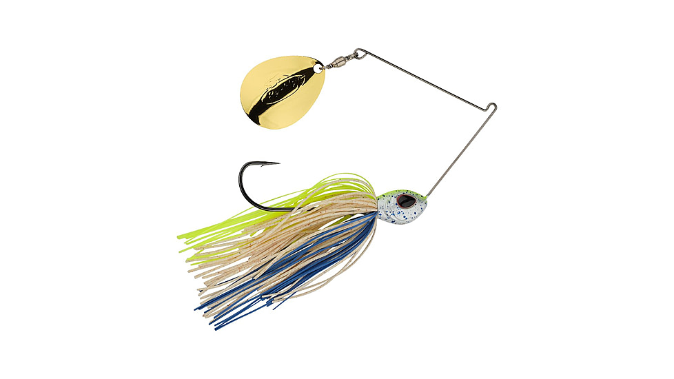 Berkley Power Blade Standard Colorado Spinnerbait, 3/4oz, Old School/Gold, 1570465