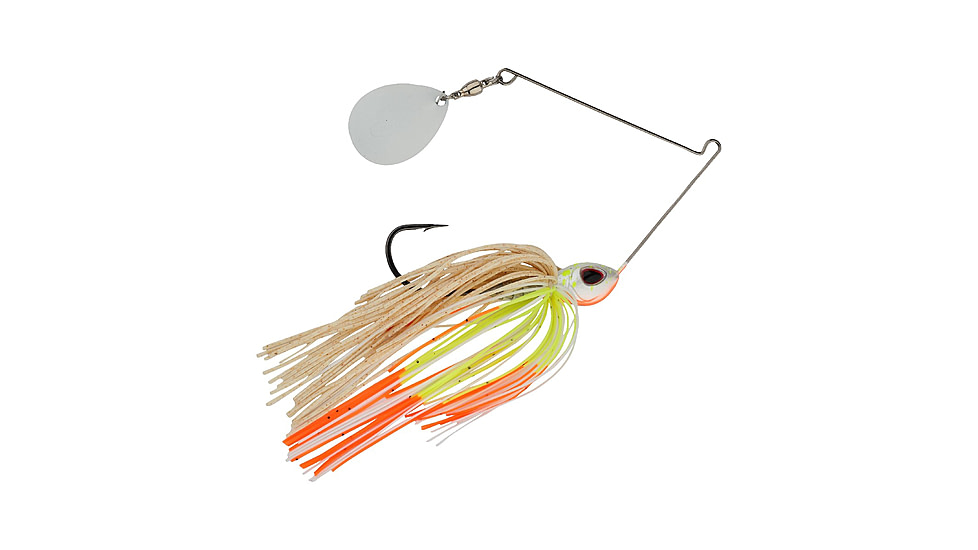 Berkley Power Blade Standard Colorado Spinnerbait, 3/8oz, Coleslaw/White, 1570450