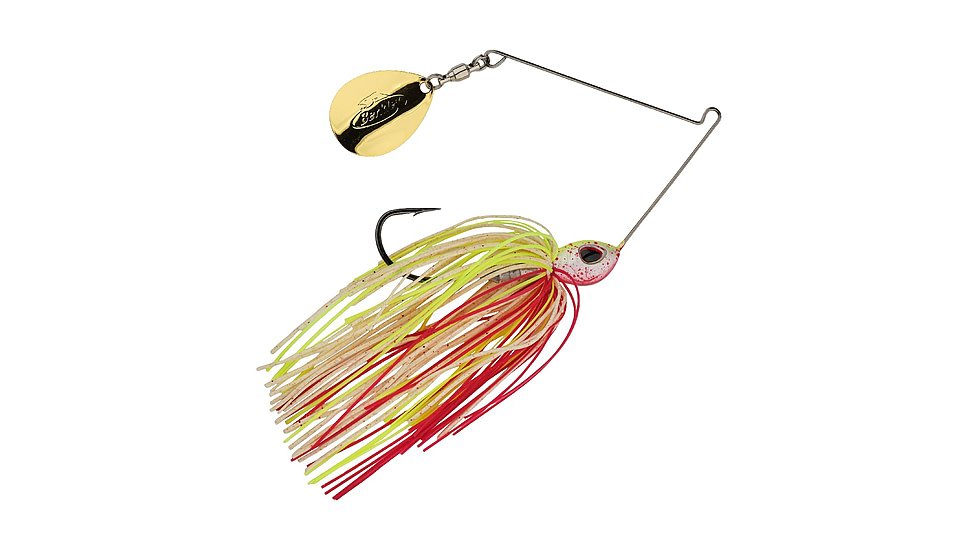 Berkley Power Blade Standard Colorado Spinnerbait, 3/8oz, Hot Slaw/Gold, 1570451