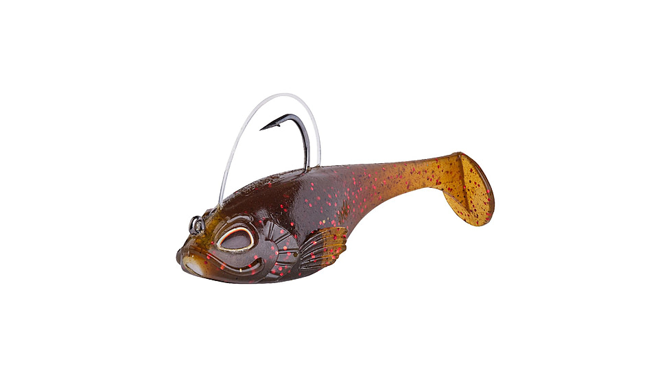 Berkley PowerBait Agent E Soft Bait, 2.25in, 3/8oz, Green Pumpkin Red Fleck, 1553239