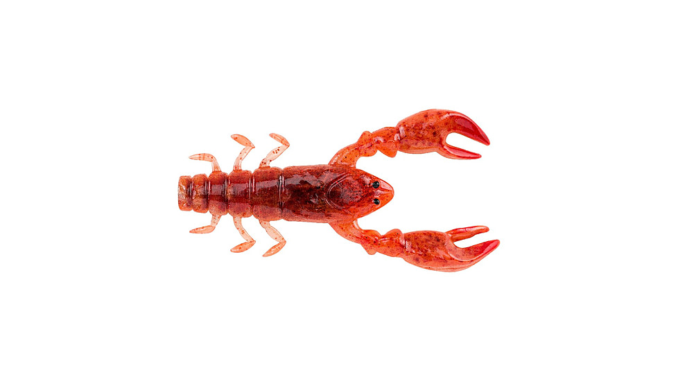 Berkley PowerBait Champ Craw Creature Bait, 3.5in, 6 Pack, HD Brown Craw, 1523470