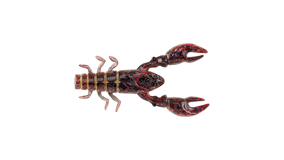 Berkley PowerBait Champ Craw Creature Bait, 3.5in, 6 Pack, HD Mean Craw, 1523472