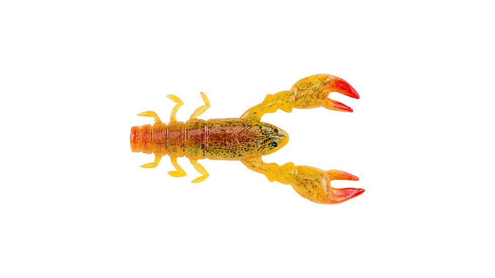 Berkley PowerBait Champ Craw Creature Bait, 3.5in, 6 Pack, HD Spring Craw, 1523476