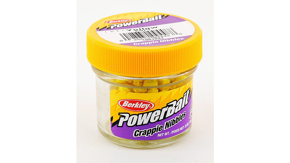 Berkley PowerBait Crappie Nibbles, Yellow, 1004994
