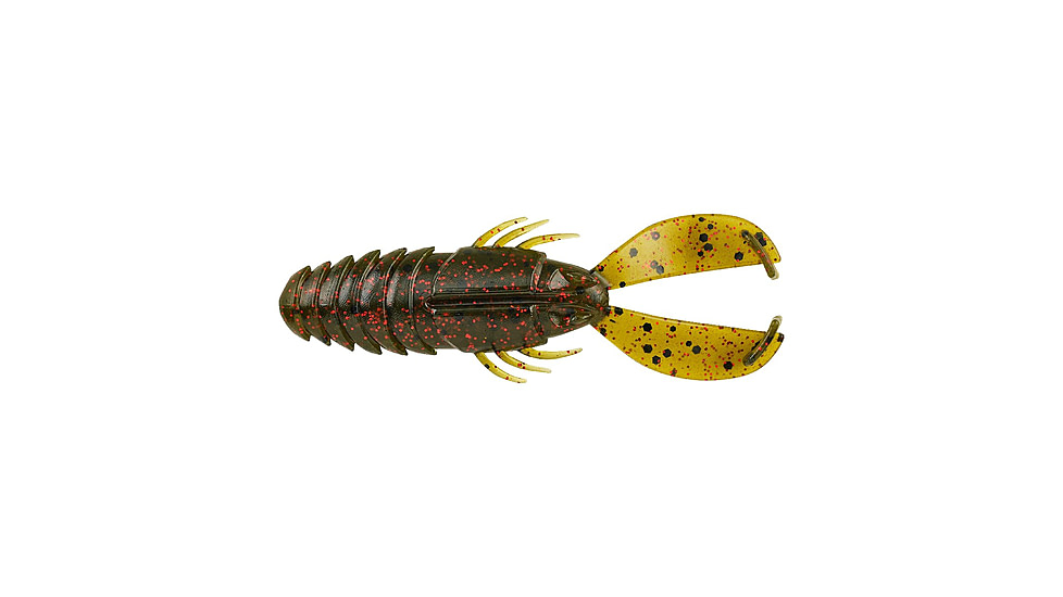 Berkley PowerBait Crash Craw Soft Bait, 3.5in, 8 Pack, Watermelon Red, 1546091