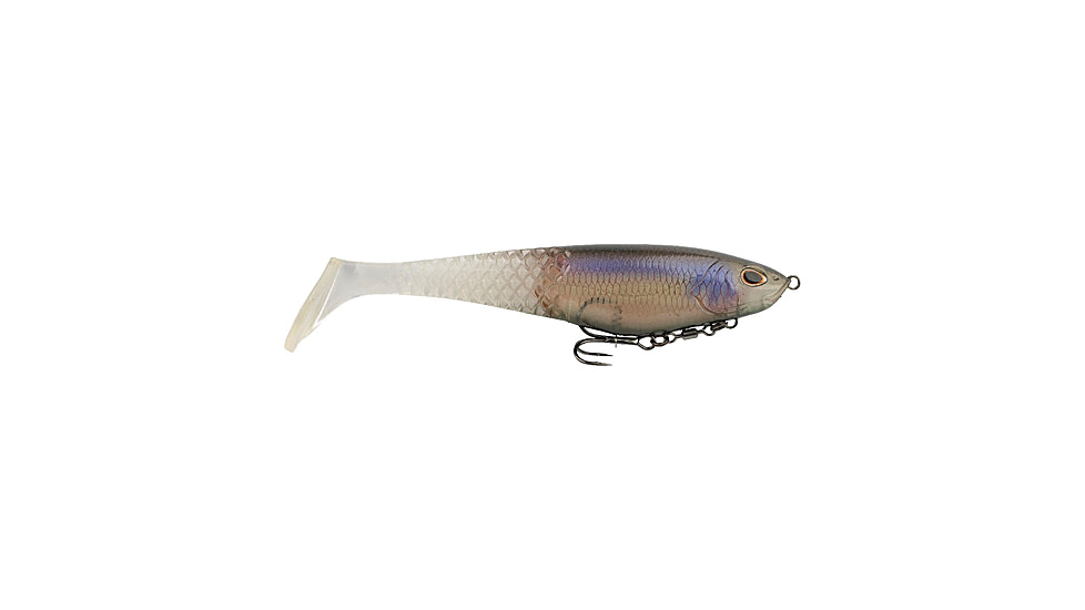 Berkley PowerBait CullShad Soft Bait Lures, 6in, 1 Pack, Ghost Morning Dawn, 1598192