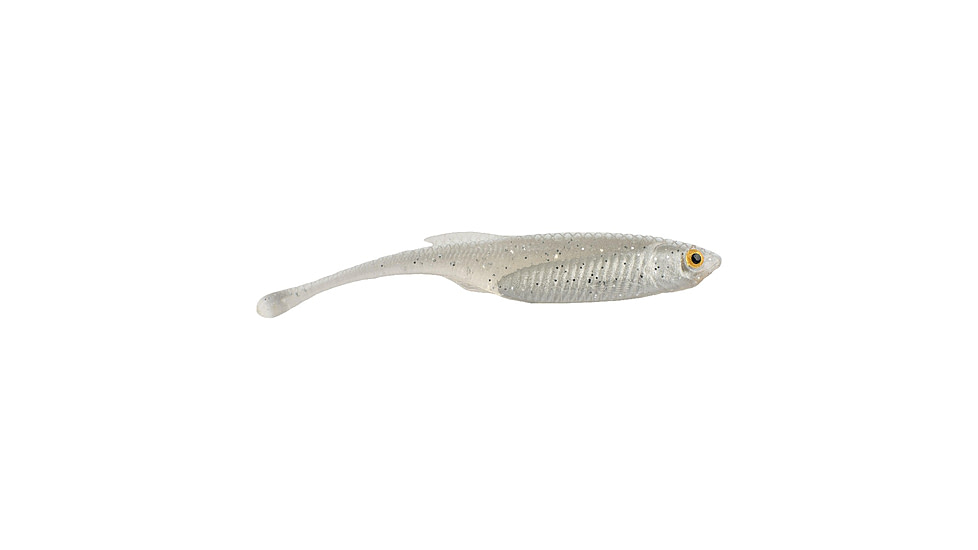 Berkley PowerBait Drip Minnow Soft Bait, 3in, 6 Pack, White Shiner, 1624163