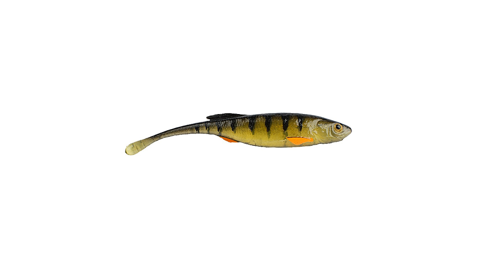 Berkley PowerBait Drip Minnow Soft Bait, 4in, 5 Pack, Ghost Perch, 1624171