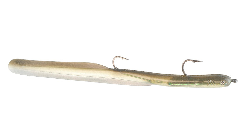 Berkley PowerBait Eel Soft Bait, 8in, Greeny, 1123234