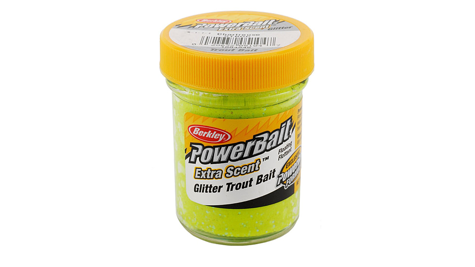 Berkley PowerBait Glitter Trout Bait, Chartreuse, 1004946