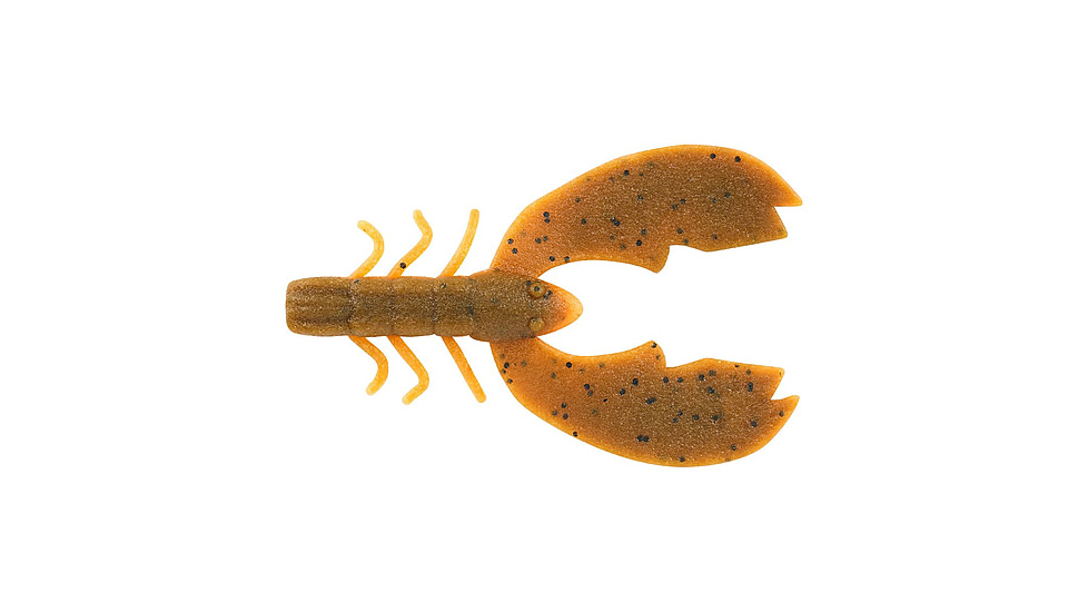Berkley PowerBait MaxScent Chigger Craw Soft Bait, 3in, 8 Pack, Alabama Craw, 1520645