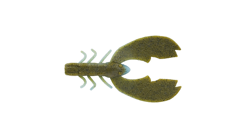 Berkley PowerBait MaxScent Chigger Craw Soft Bait, 4in, 7 Pack, Blue Craw, 1520658