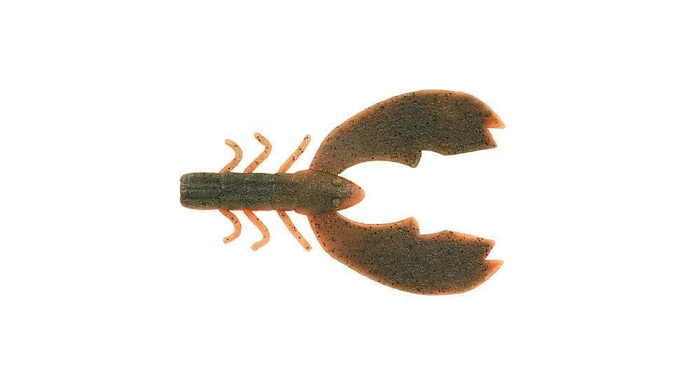 Berkley PowerBait MaxScent Chigger Craw Soft Bait, 4in, 7 Pack, Yummy Craw, 1520659