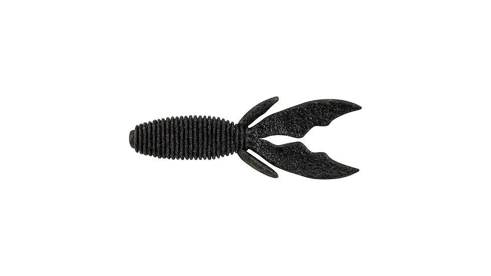 Berkley PowerBait MaxScent Creature Hawg Soft Bait, 8 Pack, Black, 1436817