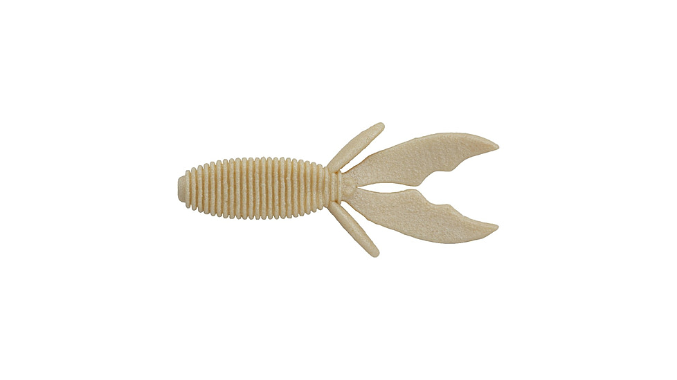 Berkley PowerBait MaxScent Creature Hawg Soft Bait, 8 Pack, White Pearl, 1572190