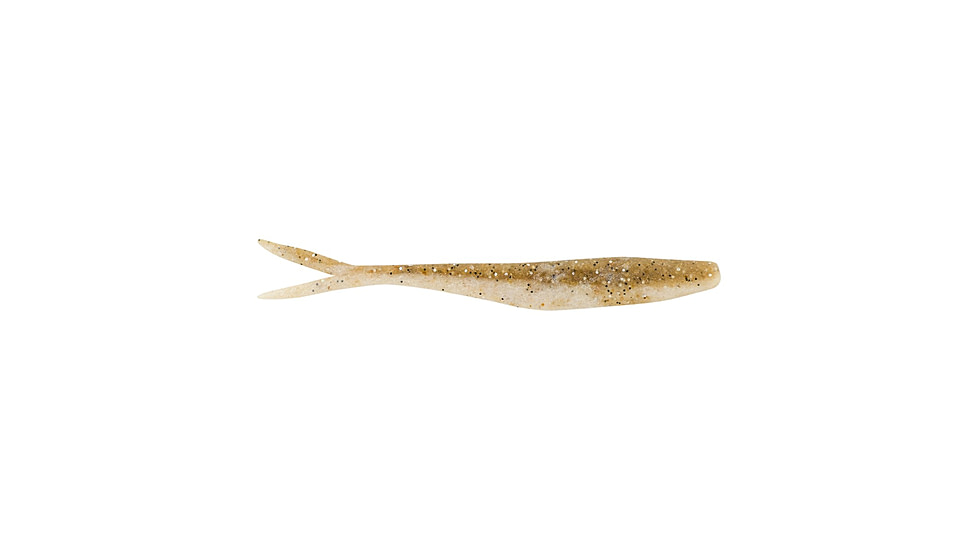 Berkley PowerBait MaxScent Flatnose Minnow Soft Bait, 4in, 10 Pack, Brown Back, 1436774