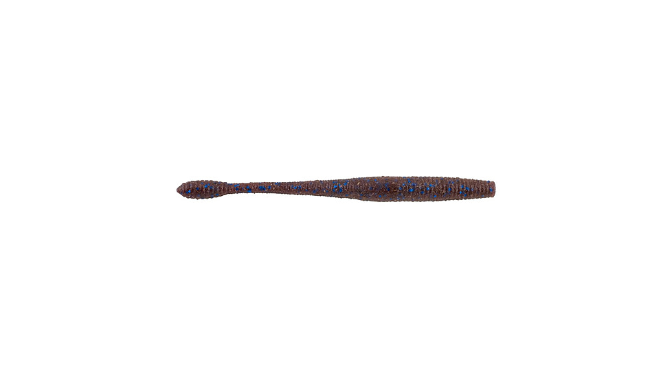 Berkley PowerBait MaxScent Hit Worm Soft Bait, 4.5in, 10 Pack, Blue Fleck, 1436748