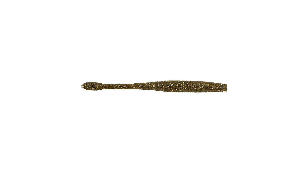 Berkley PowerBait MaxScent Hit Worm Soft Bait, 4.5in, 10 Pack, Green Pumpkin Magic, 1436750