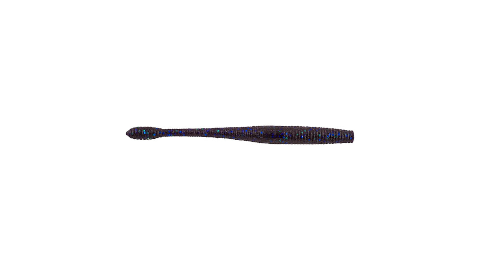 Berkley PowerBait MaxScent Hit Worm Soft Bait, 4.5in, 10 Pack, Plum Apple, 1436752