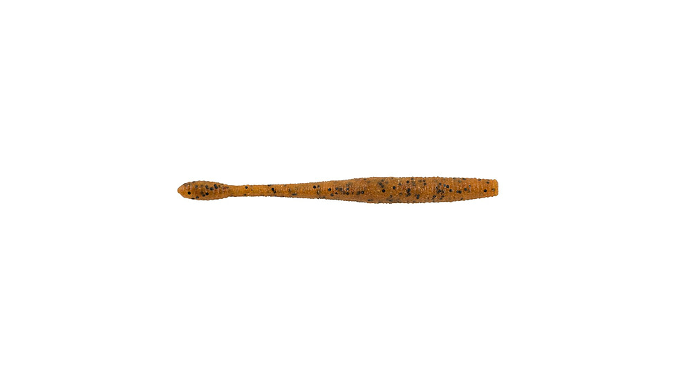 Berkley PowerBait MaxScent Hit Worm Soft Bait, 4.5in, 10 Pack, Pumpkinseed, 1436753