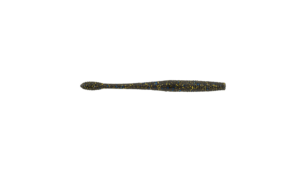 Berkley PowerBait MaxScent Hit Worm Soft Bait, 4.5in, 10 Pack, Smoke Black Blue Gold, 1436754