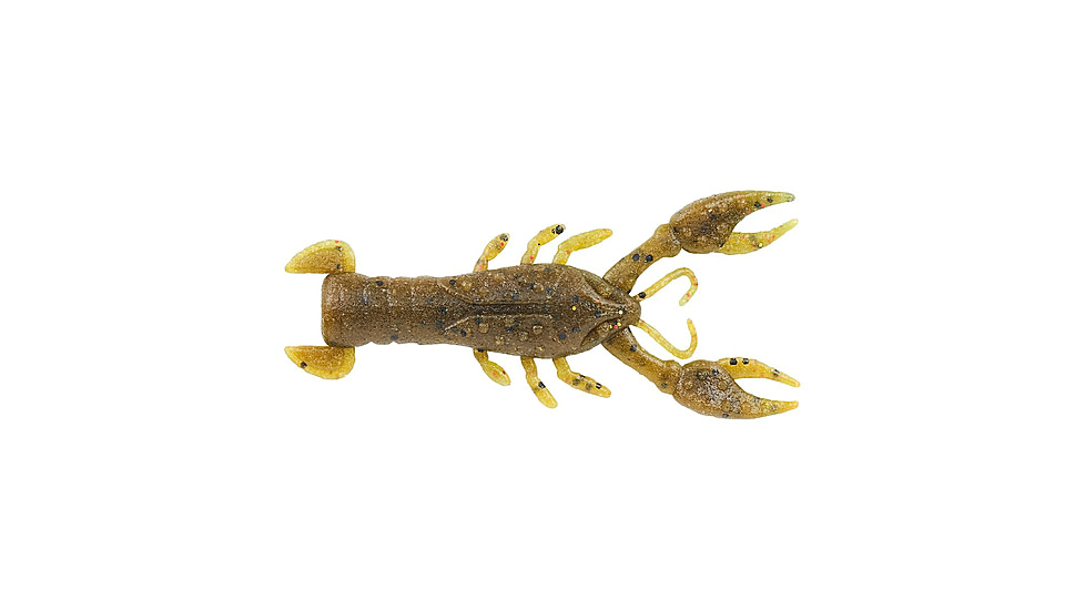 Berkley PowerBait MaxScent Lilft Trooper Soft Bait, 2 1/2in, 8 Pack, Canad h Craw, 1520673