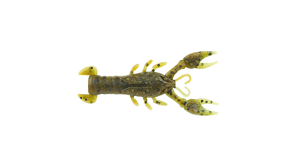 Berkley PowerBait MaxScent Lilft Trooper Soft Bait, 2 1/2in, 8 Pack, Green Pumpkin/Watermelon, 1520668