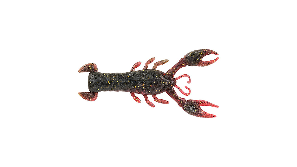Berkley PowerBait MaxScent Lilft Trooper Soft Bait, 2 1/2in, 8 Pack, Hot Craw, 1520674