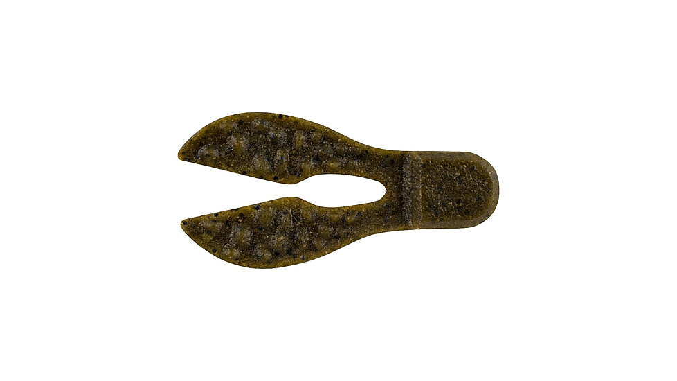 Berkley PowerBait MaxScent Meaty Chunk, 3in, 6 Pack, Green Pumpkin, 1436799