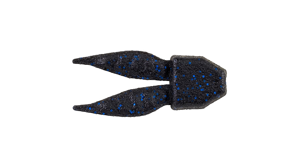 Berkley PowerBait MaxScent Power Chunk Soft Bait, 3.25in, 6 Pack, Black Blue Fleck, 1482230