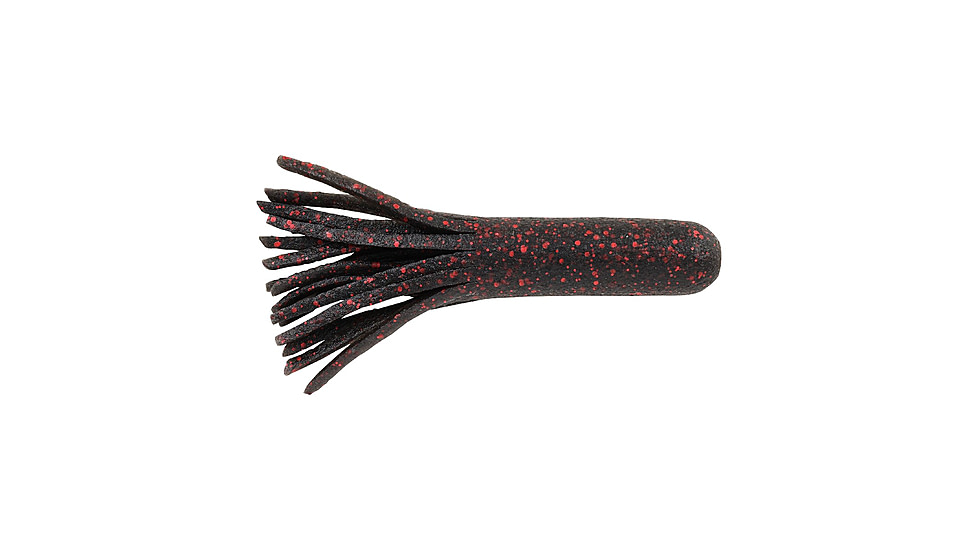 Berkley PowerBait MaxScent Tube Soft Bait, 2.5in, 8 Pack, Black Red Fleck, 1520625