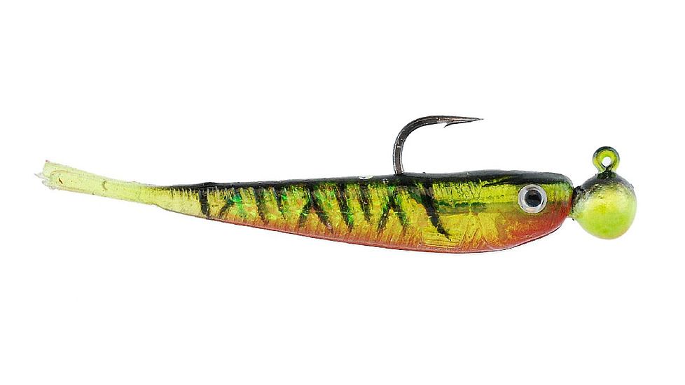 Berkley PowerBait Micro Minnow Lure, 2in, Firetiger, 1117252