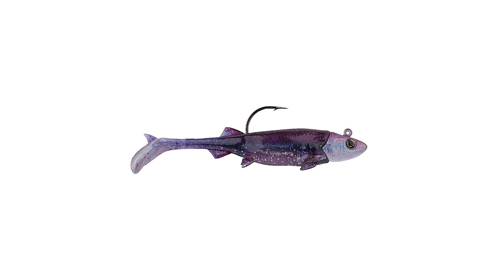 Berkley PowerBait Minnotator Soft Bait, 2.5in, 2 Pack, Purple Shiner, 1624266
