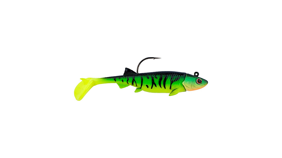 Berkley PowerBait Minnotator Soft Bait, 2in, 2 Pack, Firetiger, 1624251