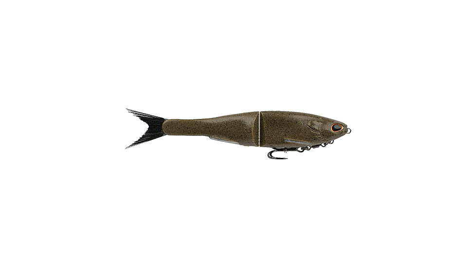 Berkley PowerBait Nessie Soft Bait Lures, 9in, 1 Pack, Green Pumpkin, 1596653