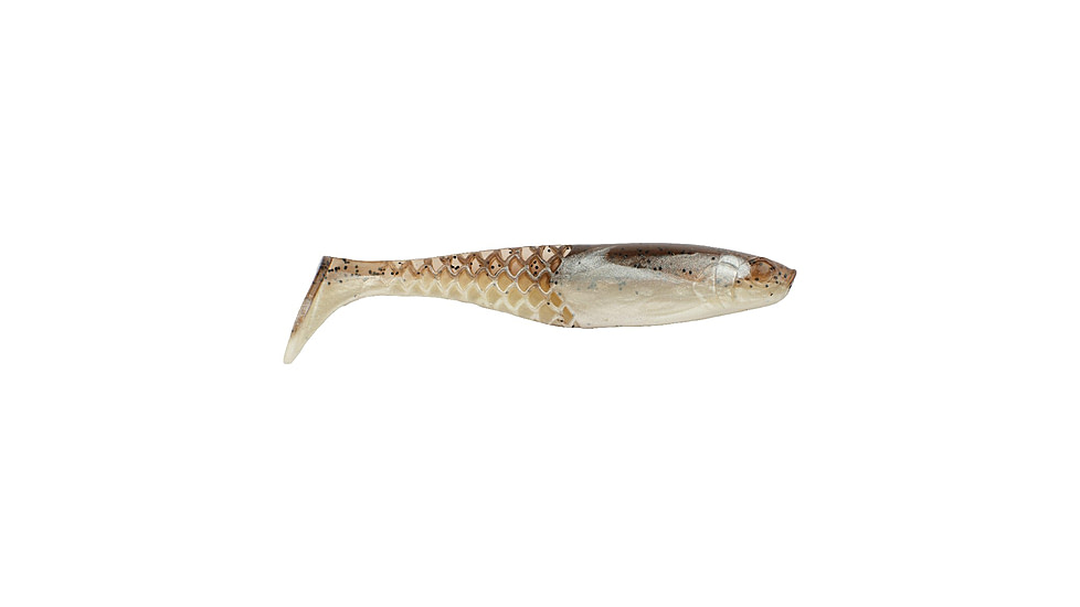 Berkley PowerBait Paddlin PowerStinger Soft Bait Lures, 7 Pack, 3.5in, Green Pumpkin Pearl White, 1591653