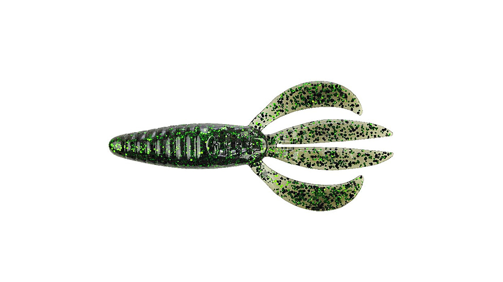 Berkley PowerBait Pit Boss Creature Bait, 8, 4in, Green Haze, 1457699