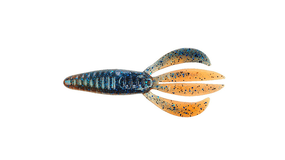 Berkley PowerBait Pit Boss Creature Bait, 8, 4in, Perfection Blue Fleck, 1457704