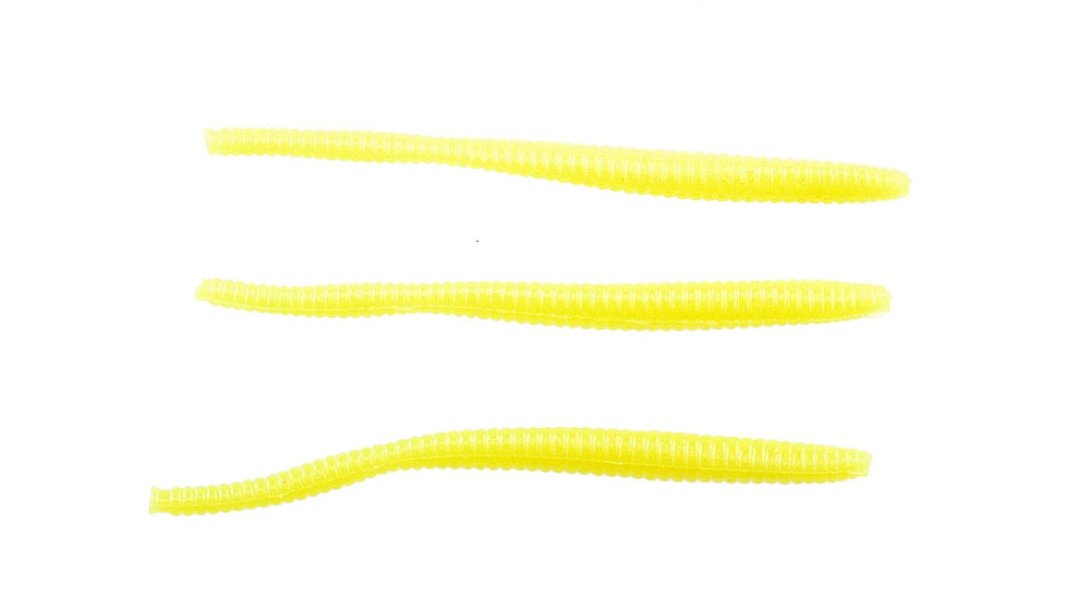 Berkley PowerBait Power Floating Trout Worm, 15, 3in, PowerBait, Chartreuse, 1307597