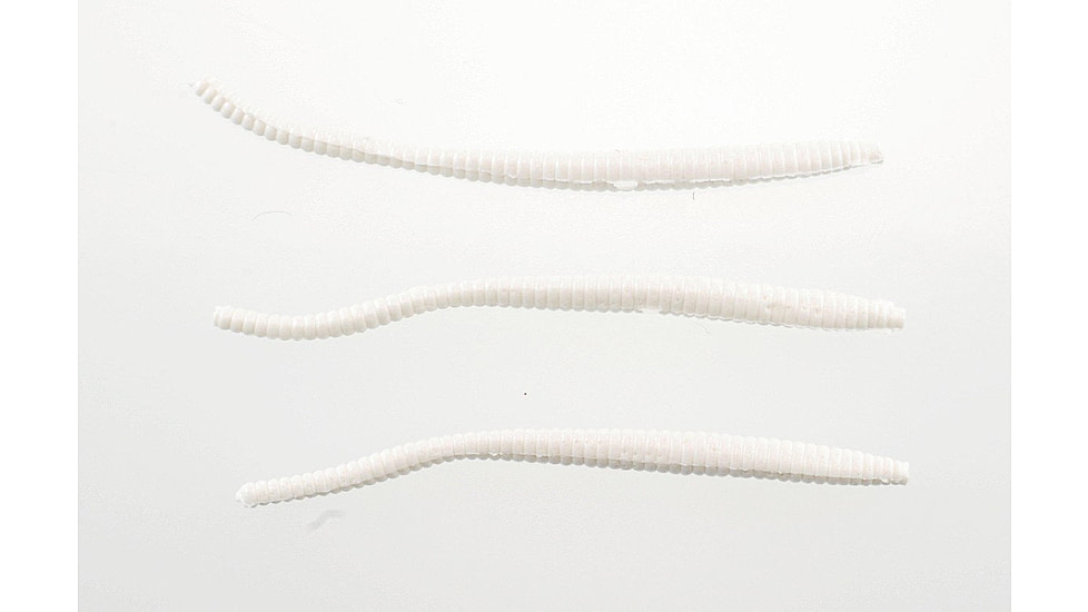 Berkley PowerBait Power Floating Trout Worm, 15, 3in, PowerBait, White, 1307610