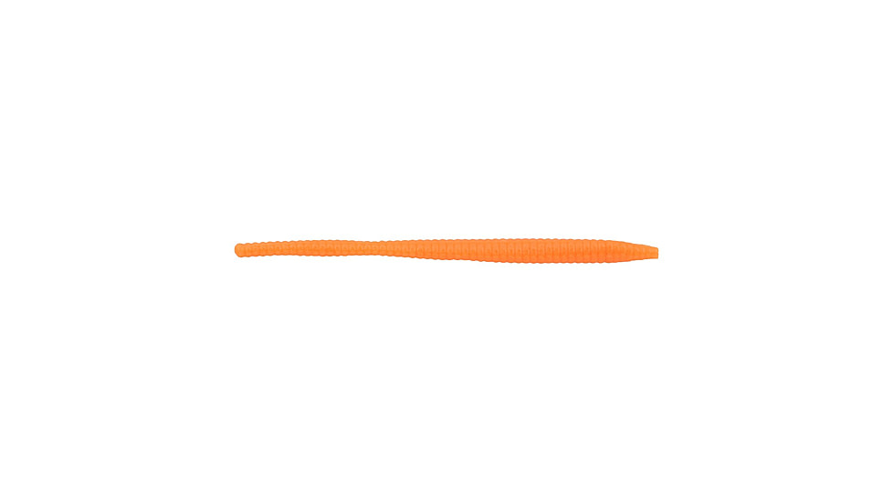 Berkley PowerBait Power Floating Trout Worm, 15, 3in, w/Garlic, Fluorescent Orange, 1564631