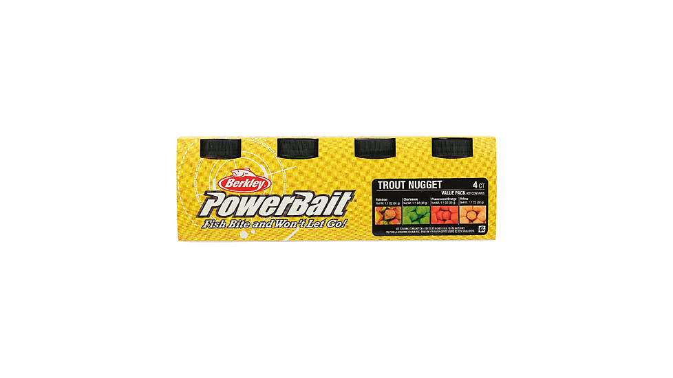 Berkley PowerBait Power Nuggets Assortment, Assorted, 1621618