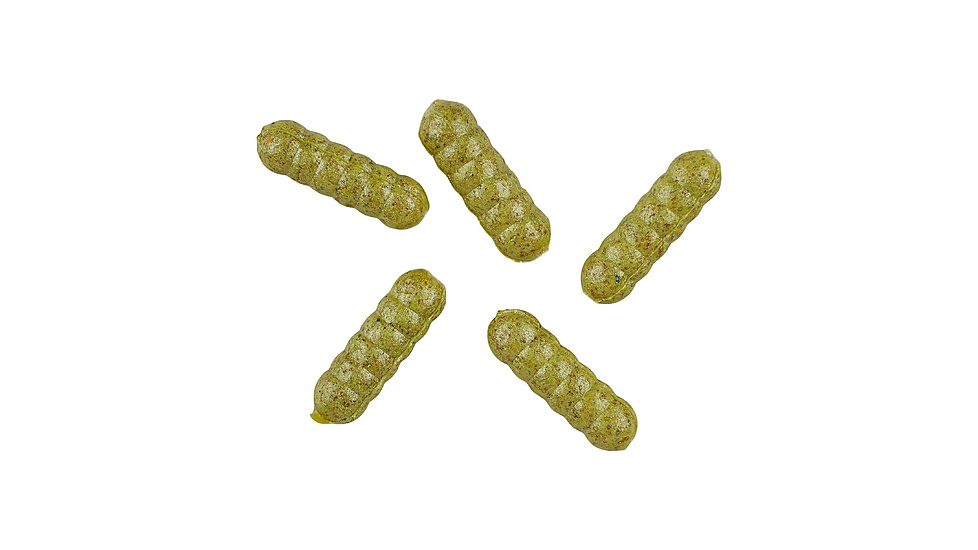 Berkley PowerBait Power Wigglers Soft Bait Lures, 75 Pack, Chartreuse, 1307580
