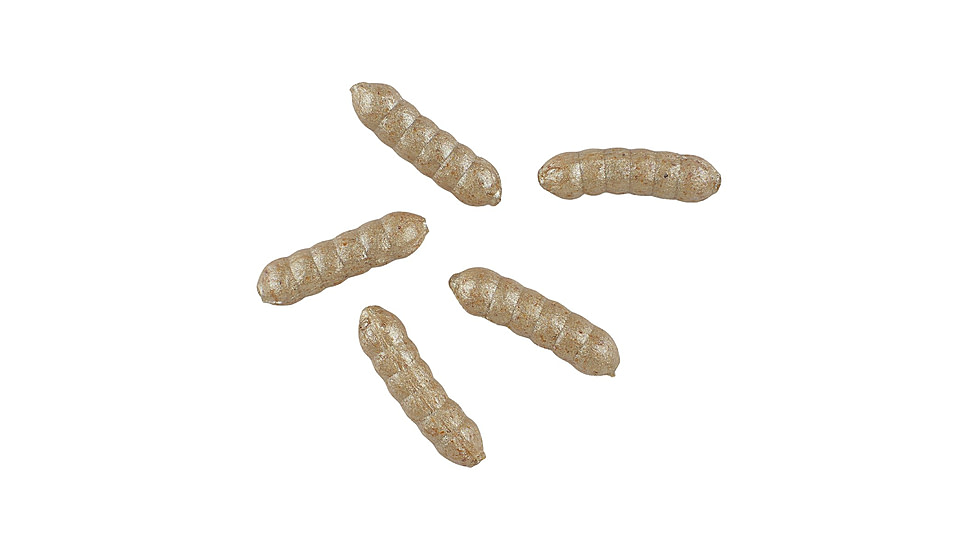 Berkley PowerBait Power Wigglers Soft Bait Lures, 75 Pack, White, 1307584