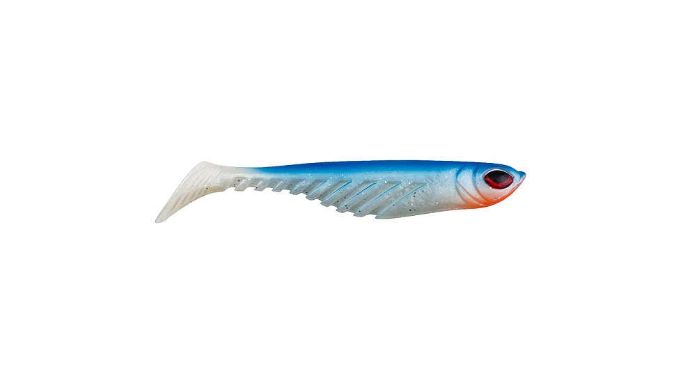Berkley PowerBait Ripple Shad Lure, 4in, 5 Pack, Blue Silver, 1337461