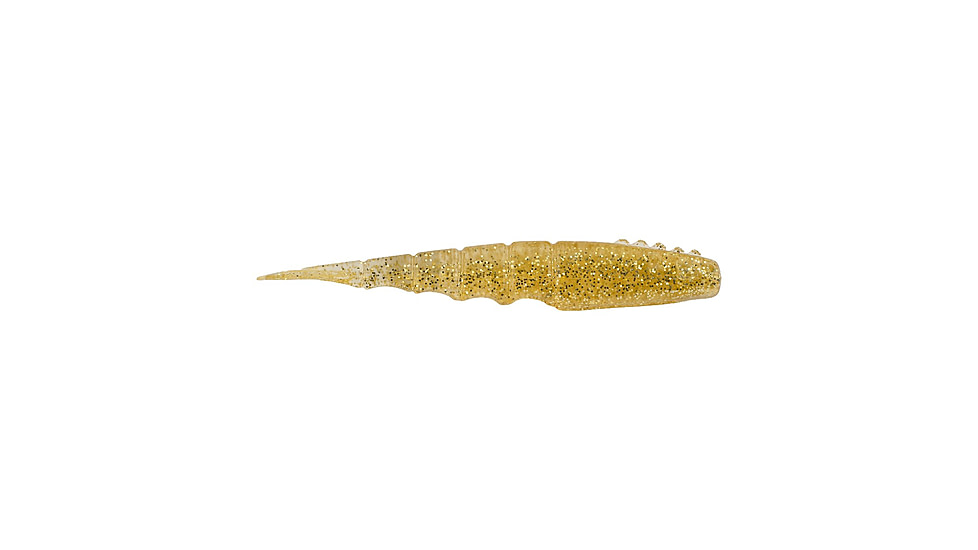 Berkley PowerBait Saltwater Bonga Shrimp Soft Bait Lures, 4in, 6 Pack, Gold, 1589825