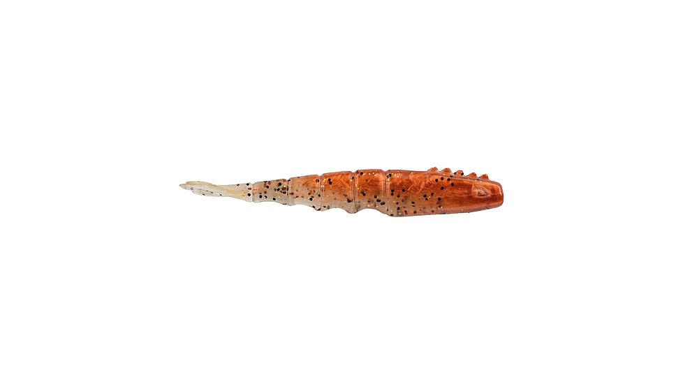 Berkley PowerBait Saltwater Bonga Shrimp Soft Bait Lures, 4in, 6 Pack, New Penny, 1589879