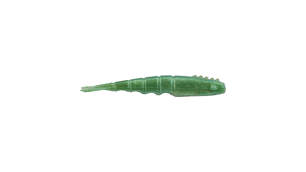 Berkley PowerBait Saltwater Bonga Shrimp Soft Bait Lures, 4in, 6 Pack, Swamp, 1589886